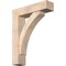 Ekena Millwork Thorton Block Smooth Bracket w/ Offset Brace, Douglas Fir, 7 1/2"W x 30"D x 38"H BKT0806X30X38THR05SDF - alternate 1
